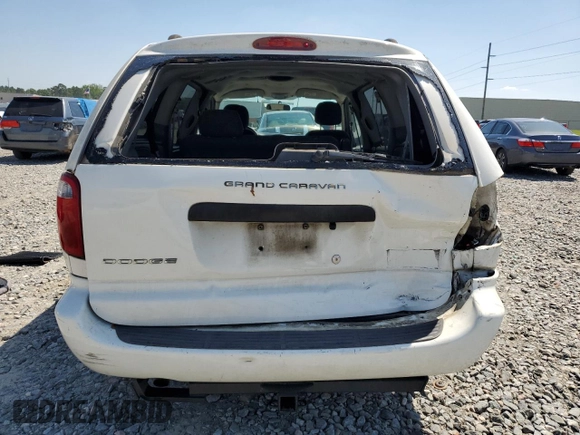 2007 Dodge Grand Caravan SE with VIN 1D4GP24R97B131542, listed as a Copart auction lot 52288185 with 203,695 mi miles and Salvage Title. Bid and sale history available at DreamBid. Image 6.