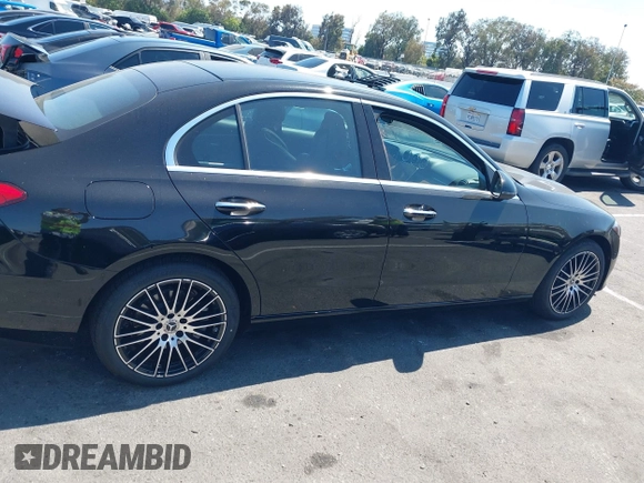 2025 Mercedes-Benz C 300 with VIN W1KAF4GB5SR281640, listed as a IAAI auction lot 42668491 with 1,869 mi miles and . Bid and sale history available at DreamBid. Image 13.
