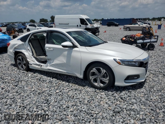 2018 Honda Accord EX-L z VIN 1HGCV1F54JA140248, wystawiony jako Copart lot #58179375 z przebiegiem 37 086 mil mil oraz Szkoda całkowita • Salvage title. Historia ofert i sprzedaży dostępna na DreamBid. Obrazek 4.