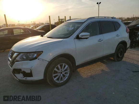 2017 Nissan Rogue S with VIN 5N1AT2MV6HC751171, listed as a Copart auction lot 48992275 with 129,959 mi miles and Salvage Title. Bid and sale history available at carsss.com. Image 1.
