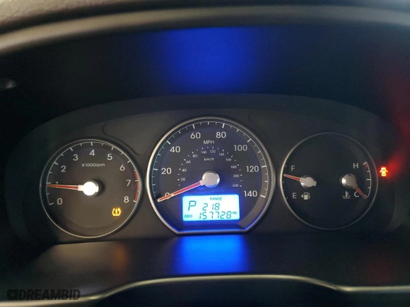 2011 Hyundai Santa Fe GLS with VIN 5XYZGDAB1BG024671, listed as a Copart auction lot 53532305 with 157,728 mi miles and Clean Title. Bid and sale history available at carsss.com. Image 9.