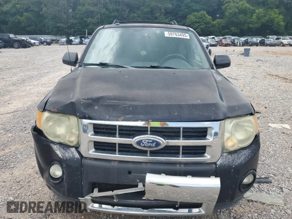 2010 Ford Escape Limited with VIN 1FMCU0E73AKD37125, listed as a Copart auction lot 59763495 with 203,823 mi miles and Salvage title. Bid and sale history available at DreamBid. Image 5.