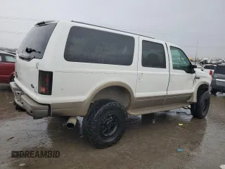 2001 Ford Excursion Limited с VIN 1FMSU43F91EA90446, выставлен на аукционе Copart как лот 86746264 с пробегом 247 849 миль миль и Списание • Salvage title. История ставок и продаж доступна на DreamBid. Изображение 3.