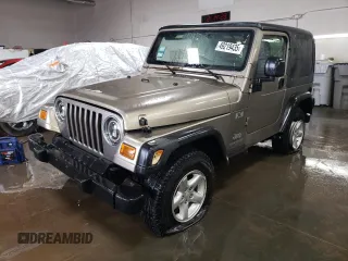 2004 Jeep Wrangler X with VIN 1J4FA39S84P711546, listed as a Copart auction lot 49219435 with 119,516 mi miles and Salvage Title. Bid and sale history available at DreamBid. Image 1.