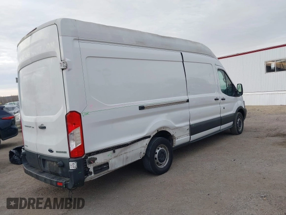 2017 Ford Transit Cargo with VIN 1FTBW3XG7HKA27501, listed as a IAAI auction lot 41420053 with 394,696 mi miles. Bid and sale history available at carsss.com. Image 4.