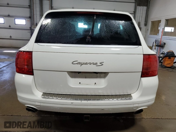 2006 Porsche Cayenne S with VIN WP1AB29P86LA61807, listed as a Copart auction lot 50428215 with 105,805 mi miles and Salvage title. Bid and sale history available at DreamBid. Image 6.