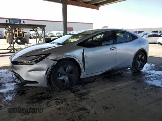 2024 Toyota Prius LE with VIN JTDACAAU0R3022627, listed as a Copart auction lot 52448545 with 24,546 mi miles and Salvage Title. Bid and sale history available at carsss.com. Image 1.