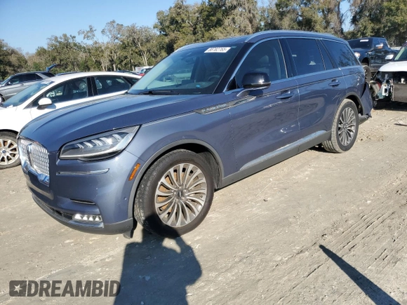 2021 Lincoln Aviator Reserve z VIN 5LM5J7WC9MGL01854, wystawiony jako Copart lot #88782765 z przebiegiem 87 789 mil mil oraz Nie do naprawy • Non repairable. Historia ofert i sprzedaży dostępna na DreamBid. Obrazek 1.