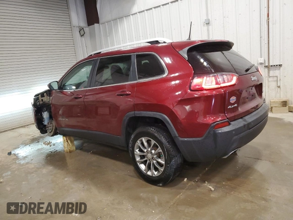 2019 Jeep Cherokee Altitude with VIN 1C4PJMLN9KD492310, listed as a Copart auction lot 54494755 with 109,733 mi miles and Non Repairable. Bid and sale history available at carsss.com. Image 2.