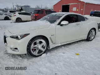 2017 Infiniti Q60 Red Sport 400 with VIN JN1FV7EL7HM701214, listed as a Copart auction lot 43966315 with Not Provided miles and Clean Title. Bid and sale history available at carsss.com. Image 1.