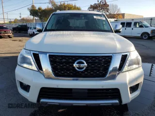 2018 Nissan Armada Platinum with VIN JN8AY2NE9J9733162, listed as a Copart auction lot 79910654 with 74,089 mi miles and Clean Title. Bid and sale history available at carsss.com. Image 5.