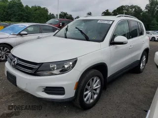 2017 Volkswagen Tiguan Wolfsburg Edition with VIN WVGSV7AX8HW505013, listed as a Copart auction lot 64237755 with 78,375 mi miles and Clean title. Bid and sale history available at DreamBid. Image 1.