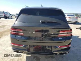 2024 Genesis GV80 z VIN KMUHBDSB0RU183745, wystawiony jako Copart lot #48867175 z przebiegiem 5 610 mil mil oraz Nie do naprawy • Non repairable. Historia ofert i sprzedaży dostępna na DreamBid. Obrazek 6.