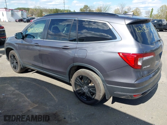 2022 Honda Pilot Special Edition with VIN 5FNYF6H25NB096680, listed as a IAAI auction lot 42057505 with 46,673 mi miles and . Bid and sale history available at DreamBid. Image 3.