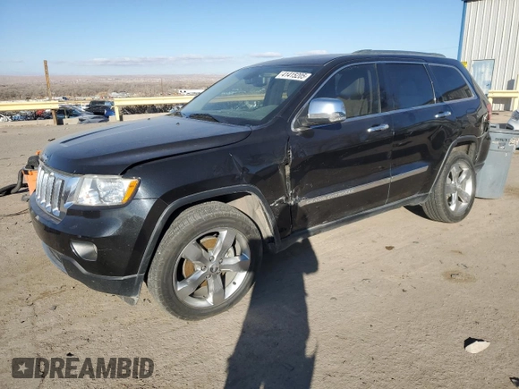 2011 Jeep Grand Cherokee Overland with VIN 1J4RS6GG4BC601480, listed as a Copart auction lot 41415205 with 178,352 mi miles and Salvage Title. Bid and sale history available at DreamBid. Image 1.