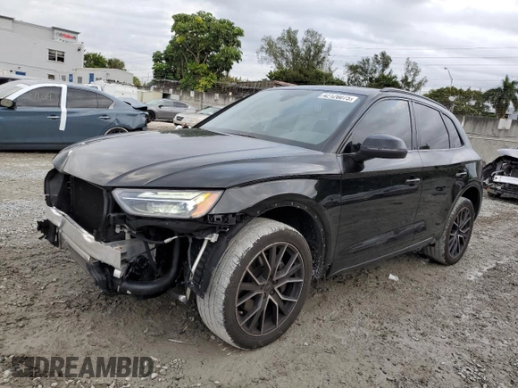2023 Audi SQ5 Premium Plus with VIN WA1B4AFY0P2147749, listed as a Copart auction lot 42126075 with 15,303 mi miles and Non Repairable. Bid and sale history available at carsss.com. Image 1.