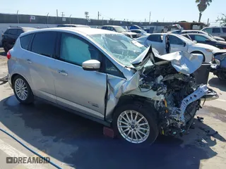 2014 Ford C-Max Energi SEL with VIN 1FADP5CU0EL513088, listed as a IAAI auction lot 41809377 with 0 mi miles. Bid and sale history available at carsss.com. Image 1.