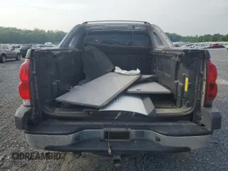 2004 Chevrolet Avalanche Z71 with VIN 3GNEK12T54G235614, listed as a Copart auction lot 78718624 with 187,103 mi miles and Salvage Title. Bid and sale history available at DreamBid. Image 6.
