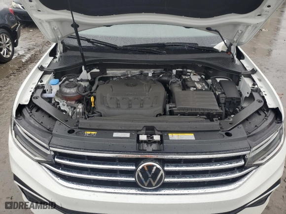 2024 Volkswagen Tiguan SE with VIN 3VV3B7AX7RM068285, listed as a Copart auction lot 47206905 with 0 mi miles and Salvage Title. Bid and sale history available at carsss.com. Image 12.