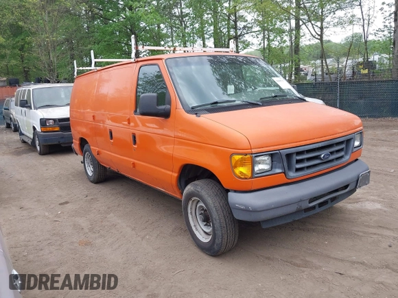 2007 Ford Econoline Cargo Commercial with VIN 1FTNE14WX7DB27840, listed as a IAAI auction lot 42095717 with 209,495 mi miles and . Bid and sale history available at DreamBid. Image 1.
