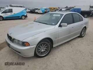 2003 BMW 5 Series 530iA with VIN WBADT63493CK36947, listed as a Copart auction lot 45966845 with 0 mi miles and Salvage Title. Bid and sale history available at carsss.com. Image 1.