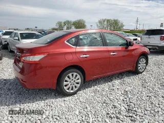 2014 Nissan Sentra SV with VIN 3N1AB7AP2EY326143, listed as a Copart auction lot 51165885 with 153,491 mi miles and Salvage Title. Bid and sale history available at DreamBid. Image 3.