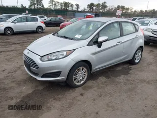 2018 Ford Fiesta SE with VIN 3FADP4EJ9JM127985, listed as a IAAI auction lot 41726193 with 999,999 mi miles. Bid and sale history available at carsss.com. Image 2.