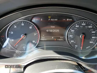2015 Audi A6 Premium Plus with VIN WAUGFAFC2FN020408, listed as a Copart auction lot 53691615 with 119,878 mi miles and Salvage title. Bid and sale history available at DreamBid. Image 9.