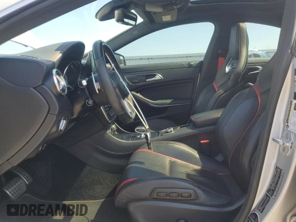 2014 Mercedes-Benz CLA 45 AMG with VIN WDDSJ5CB8EN122458, listed as a Copart auction lot 50528055 with 74,961 mi miles and Salvage title. Bid and sale history available at DreamBid. Image 7.