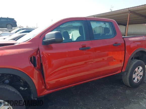 2024 Ford Ranger XL with VIN 1FTER4BHXRLE28255, listed as a IAAI auction lot 41728792 with 10,000 mi miles. Bid and sale history available at carsss.com. Image 13.