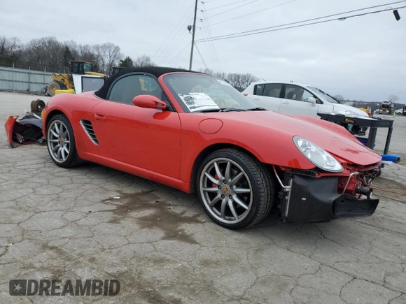 2007 Porsche Boxster S z VIN WP0CB29837U731164, wystawiony jako Copart lot #41564995 z przebiegiem 67 473 mil mil oraz Szkoda całkowita • Salvage title. Historia ofert i sprzedaży dostępna na DreamBid. Obrazek 4.