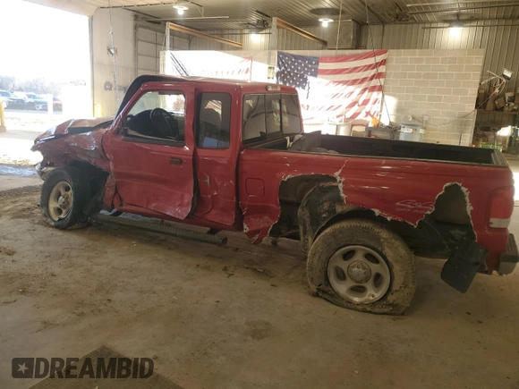 2000 Ford Ranger XLT with VIN 1FTZR15X5YPB27869, listed as a Copart auction lot 45150485 with 111,539 mi miles and Salvage Title. Bid and sale history available at carsss.com. Image 2.