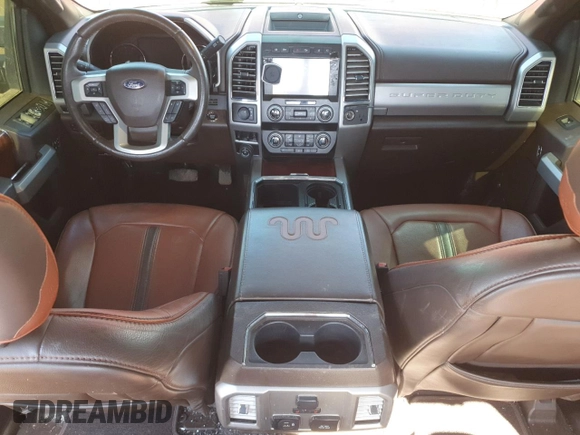 2020 Ford F-350 XL with VIN 1FT8W3DT0LED56110, listed as a Copart auction lot 48389875 with 148,604 mi miles and Salvage title. Bid and sale history available at DreamBid. Image 8.
