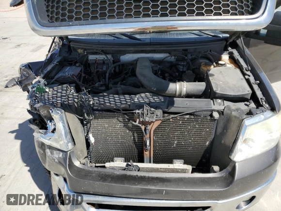 2007 Ford F-150 XLT with VIN 1FTPW14V87KC81567, listed as a Copart auction lot 61583215 with 196,855 mi miles and Salvage title. Bid and sale history available at DreamBid. Image 11.