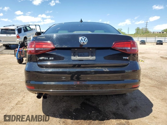 2017 Volkswagen Jetta SE with VIN 3VWDB7AJ4HM204110, listed as a Copart auction lot 57890655 with 82,817 mi miles and Salvage title. Bid and sale history available at DreamBid. Image 6.
