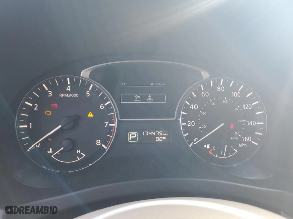 2015 Nissan Altima 2.5 SV with VIN 1N4AL3AP2FC567851, listed as a Copart auction lot 48661765 with 174,475 mi miles and Salvage Title. Bid and sale history available at carsss.com. Image 9.