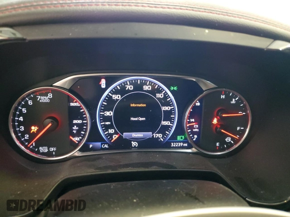 2019 Chevrolet Blazer RS with VIN 3GNKBJRS1KS662752, listed as a Copart auction lot 53801715 with 32,239 mi miles and Salvage Title. Bid and sale history available at DreamBid. Image 9.