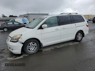 2007 Honda Odyssey EX-L z VIN 5FNRL38627B426602, wystawiony jako Copart lot #51021085 z przebiegiem Nie podano mil oraz Czysty tytuł • Clean title. Historia ofert i sprzedaży dostępna na DreamBid. Obrazek 1.