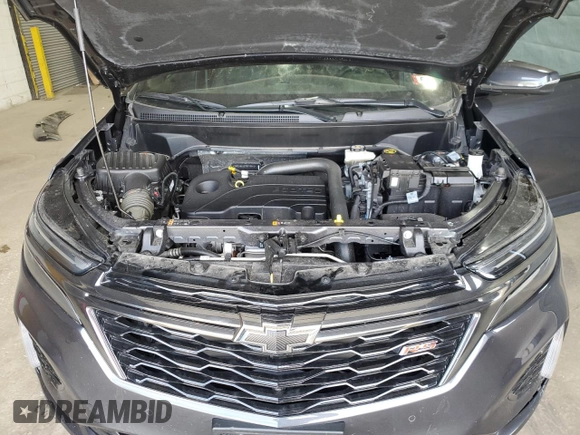 2023 Chevrolet Equinox RS with VIN 3GNAXWEG2PS109062, listed as a Copart auction lot 52000405 with 20,879 mi miles and Salvage title. Bid and sale history available at DreamBid. Image 12.