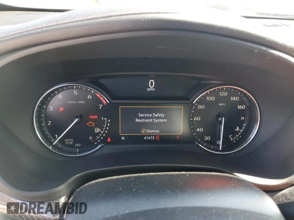 2020 Cadillac XT4 FWD Sport with VIN 1GYFZER49LF142149, listed as a Copart auction lot 47091745 with 41,672 mi miles and Salvage title. Bid and sale history available at DreamBid. Image 9.