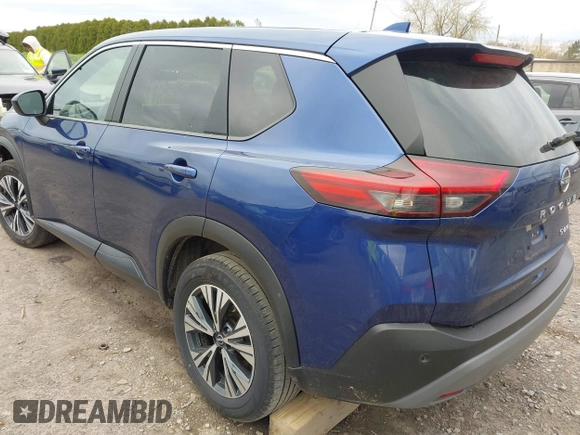 2023 Nissan Rogue SV with VIN JN8BT3BB9PW483547, listed as a IAAI auction lot 42082303 with 51,229 mi miles. Bid and sale history available at carsss.com. Image 3.