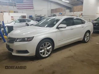 2015 Chevrolet Impala LT with VIN 1G1125S38FU137345, listed as a Copart auction lot 55226425 with 168,257 mi miles and Salvage Title. Bid and sale history available at DreamBid. Image 1.