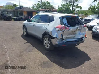 2015 Nissan Rogue SV with VIN 5N1AT2MT1FC857331, listed as a IAAI auction lot 41776854 with 83,142 mi miles and . Bid and sale history available at carsss.com. Image 3.