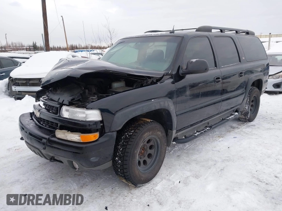2005 Chevrolet Suburban Z71 with VIN 3GNFK16ZX5G284585, listed as a IAAI auction lot 41588062 with 212,848 mi miles. Bid and sale history available at carsss.com. Image 17.