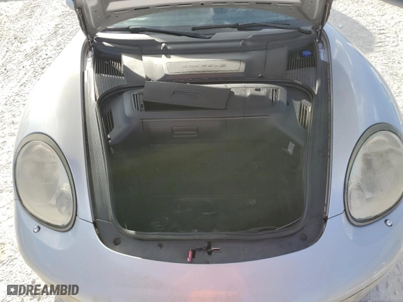 2007 Porsche Boxster with VIN WP0CA29867U711901, listed as a Copart auction lot 77470004 with 0 mi miles and Salvage Title. Bid and sale history available at carsss.com. Image 11.