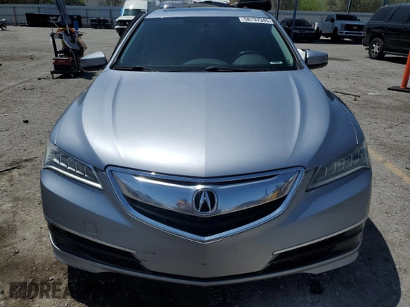 2015 Acura TLX with VIN 19UUB1F37FA026831, listed as a Copart auction lot 58737345 with 113,436 mi miles and Salvage title. Bid and sale history available at DreamBid. Image 5.