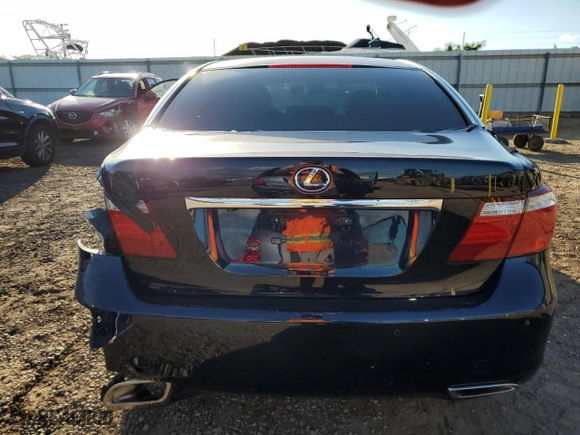 2007 Lexus LS 460 with VIN JTHBL46F775032037, listed as a Copart auction lot 86221114 with 159,895 mi miles and Salvage Title. Bid and sale history available at carsss.com. Image 6.