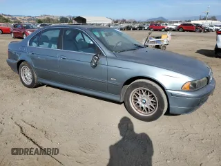 2001 BMW 5 Series 525iA with VIN WBADT43471GF57754, listed as a Copart auction lot 72114164 with 159,376 mi miles and Salvage Title. Bid and sale history available at carsss.com. Image 4.