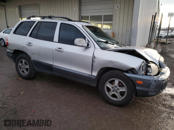 2004 Hyundai Santa Fe GLS with VIN KM8SC13E54U787809, listed as a Copart auction lot 83023704 with 120,358 mi miles and Salvage Title. Bid and sale history available at carsss.com. Image 4.