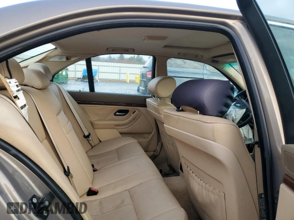 2003 BMW 5 Series 530iA with VIN WBADT63493CK31392, listed as a Copart auction lot 77869504 with 0 mi miles and Salvage Title. Bid and sale history available at carsss.com. Image 10.